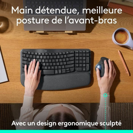 Mouse - Wireless - Logitech - Ergo M575S - Grafite