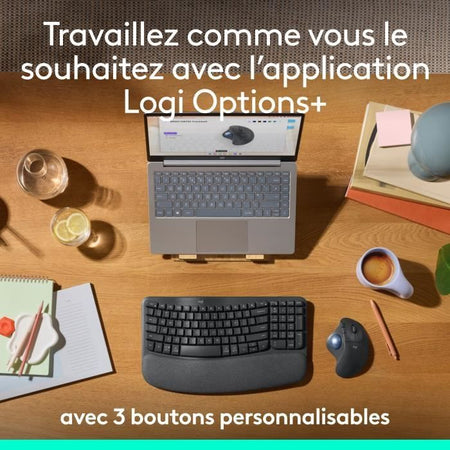 Mouse - Wireless - Logitech - Ergo M575S - Grafite