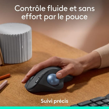 Mouse - Wireless - Logitech - Ergo M575S - Grafite