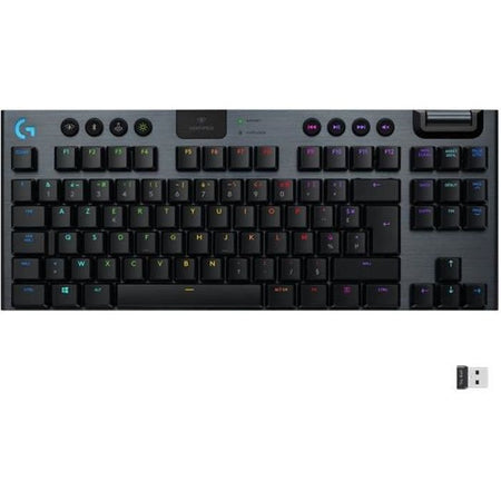 Logitech G915 TKL LIGHTSPEED RGB Tastiera da gioco meccanica wireless, senza tastierino numerico - GL Clicky