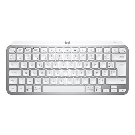 Logitech Wireless Keyboard - MX Keys Mini - GRIGIO CHIARO - Compatta, Bluetooth, retroilluminata per MAC, iOS, Windows, Linux, Android
