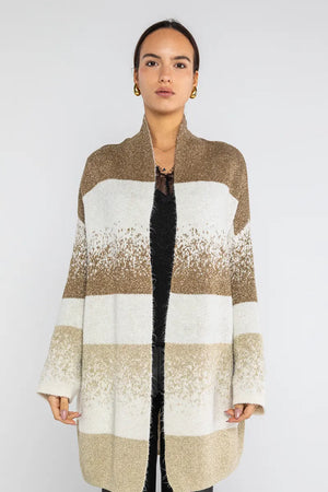 LOKITA | Cardigan in maglia lurex sfumato