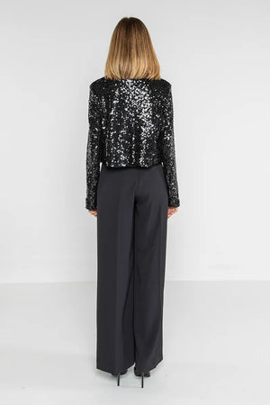 LOKITA | Giacca in paillettes chiusura fiocchi