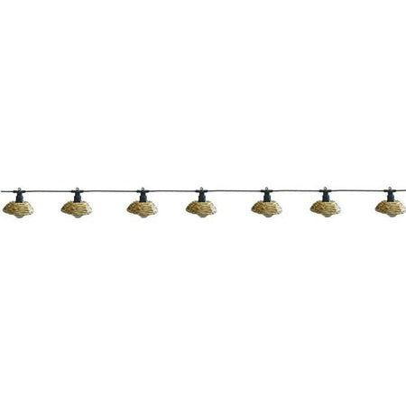 Ghirlanda luminosa da esterno - LUMISKY - COTTAGE - 5,70 m - 10 globi trasparenti - LED bianco caldo