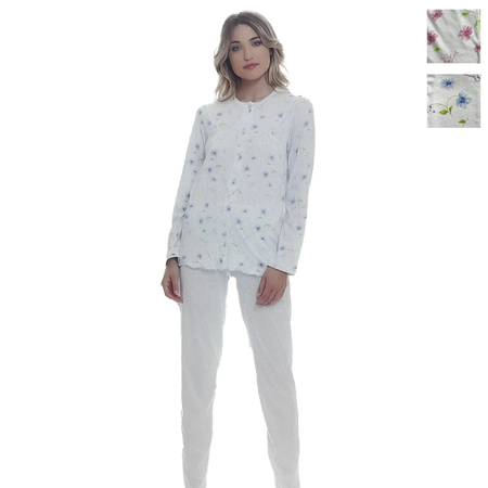Lingery Pigiama in Cotone Jersey da Donna Aperto Avanti S27