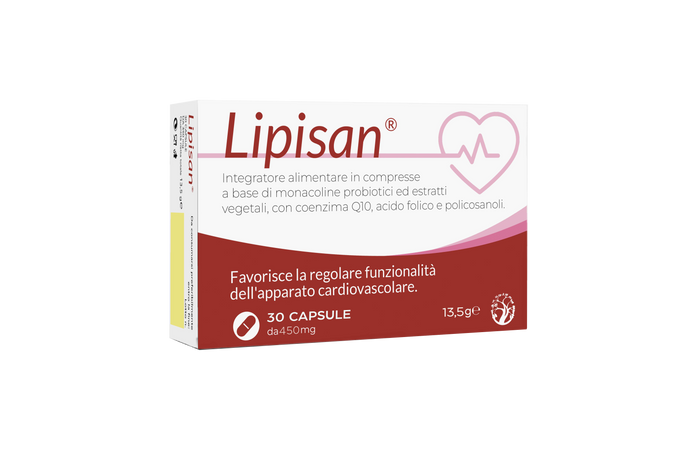 Lipisan 30 Capsule Integratore Alimentare Naturale per Il Benessere Cardiovascolare