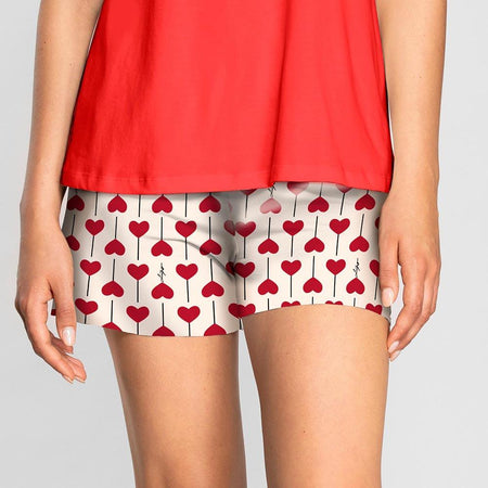 Liu Jo Pigiama Estivo da Donna Maniche Corte e Pantaloncino DL0140 S70 - Passarelli Biancheria