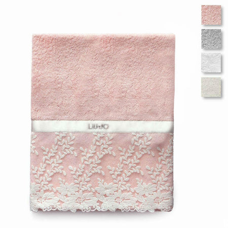 Liu Jo Telo Doccia Bagno in Spugna con Pizzo Organza LB639B S70 - Passarelli Biancheria