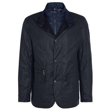 BARBOUR giacche impermeabili uomo barbour - craster wax jacket - blu da uomo