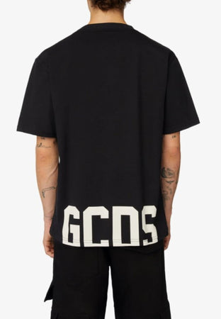 GCDS T-SHIRT LOW BAND LOGO REGULAR T-SHIRT da uomo