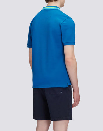Sundek polo uomo in piquet combinato