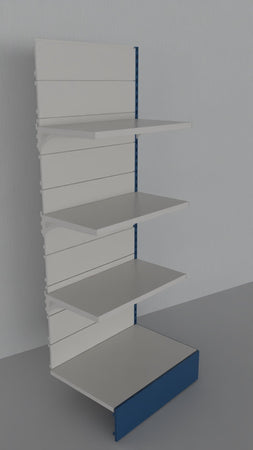 Modulo continuativo scaffale a parete da negozio di cm. 80x60x200h