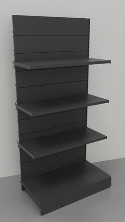 Modulo continuativo scaffale a parete per negozio di cm. 100x60x200h