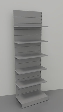 Modulo aggiuntivo per scaffale verniciato in ferro da negozio di cm. 97x60x300h