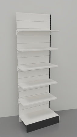 Modulo aggiuntivo scaffalatura metallica per negozi di cm. 100x60x300h