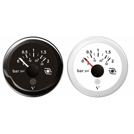 Manometro Turbo 2 Bar Bianco