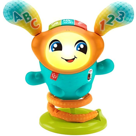Fisher Price - DJ il robot Danseur è rimbalzato - Wake -Up Toy 1a Età - 9 mesi e altro ancora