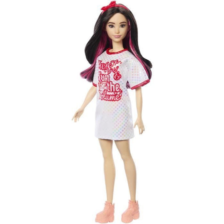 Barbie - Barbie Fashionistas - Bambola dai capelli neri per il 65 anniversario