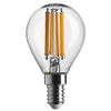 LAMPADINA E14 FILAMENTO 6W 6500K G45 806LM TRASPARENTE - ElettroWatt.eu