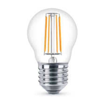 FIL.4,5W E27 4000K G45 470LM TRASPARENTE - ElettroWatt.eu