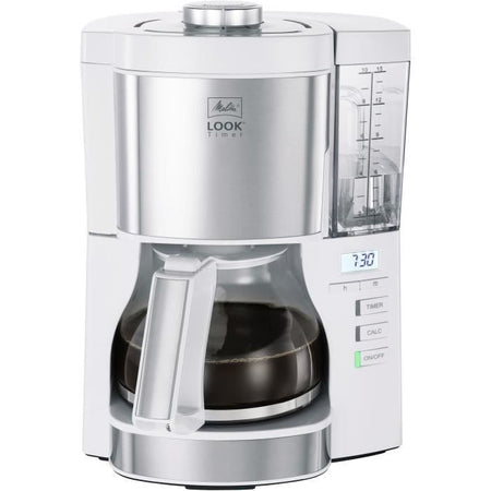 Macchina da caffè filtro - Melitta - Look V Timer 1025-07 - 1,25L - 10 tazze - 1080 Watt