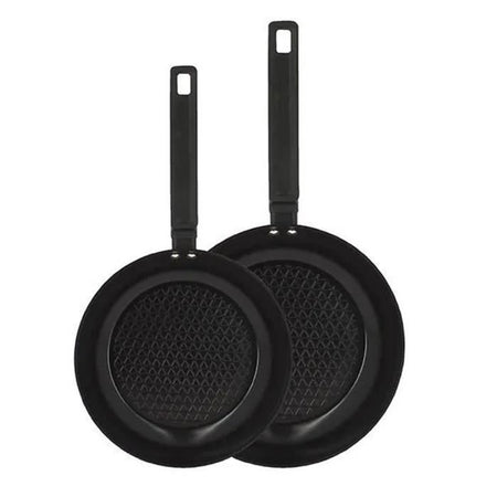 Set 2 padelle - MENASTYL - 6020297 - Alluminio - 24 e 28 cm - Tutti i piani cottura, inclusa induzione