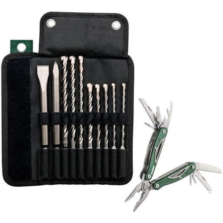 Valigetta con trapani/scalpelli + Multitool - METABO - SDS-Plus Pro 4 - Accessori per martelli