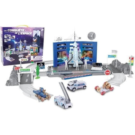 Stazione di lancio dello Space Shuttle - MGM - 3 veicoli in metallo - Adesivi gratuiti