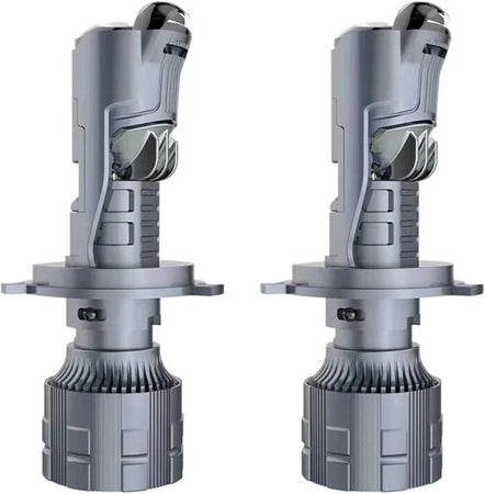 KIT LED H4 PROIETTORE LENTICOLARE BI FOCALE JEEP RENEGADE FIAT PANDA FIAT 500 FIAT MK3 BIANCO GHIACCIO 6000K CANBUS NO ERRORE