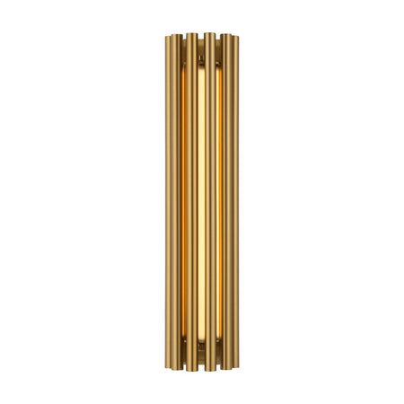 Applique Contemporanea Sonata Led Alluminio Ottone Diffusore Vetro Oro