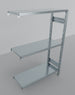 MODULO AGGIUNTIVO scaffalatura metallica Zincata cm. 120x60x150h