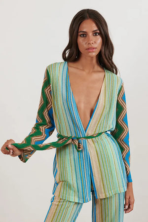 MOKI-B | Giacca kimono con cintura