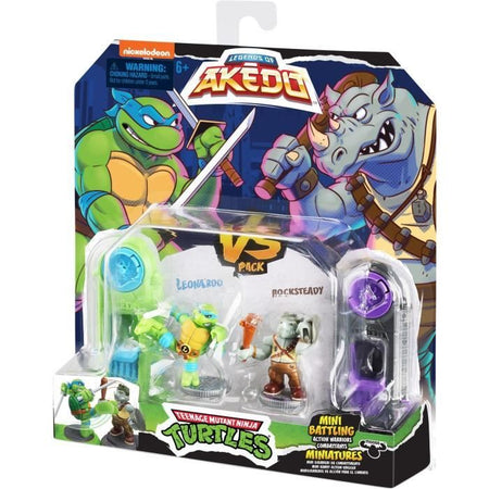 Figure Leonardo vs Kraang - Akedo - Moose Toys
