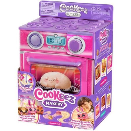 Pasticceria Rosa - MOOSE TOYS - COOKEEZ MAKERY - Forno interattivo, peluche profumato e accessori
