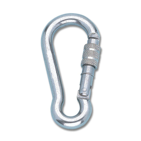 Moschettone Acciaio Inox Mm.50 Fermo A Vite