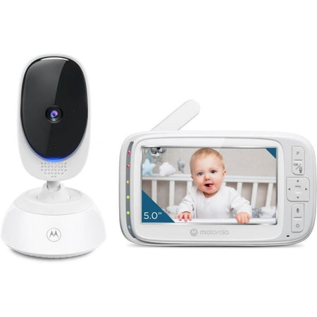 Babyphone con video connesso - MOTOROLA - Audio bidirezionale - Rilevazione movimento e suono-Visione notturna - VM85