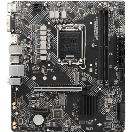 Scheda madre - MSI - PRO H610M-G Intel H610 LGA 1700 micro ATX
