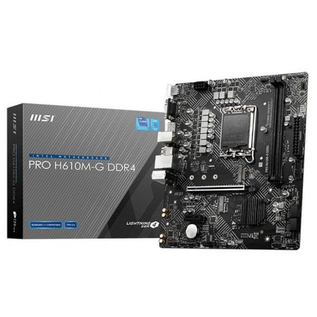 MSI - PRO H610M-G DDR4 - Scheda madre - Socket LGA 1700 - Chipset Intel H610