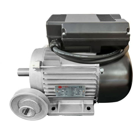 motore elettrico con puleggia