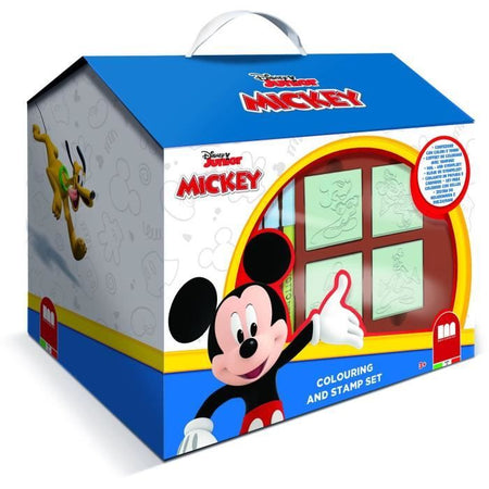 Casa da colorare - MULTIPRINT - 9945 - 7 timbri di Topolino