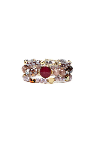 MYA ACCESSORIES | Bracciale multilinee elastico