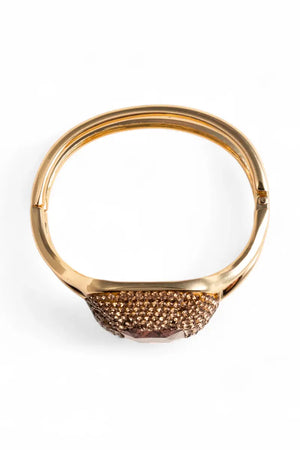 MYA ACCESSORIES | Bracciale rigido con pietra in vetro