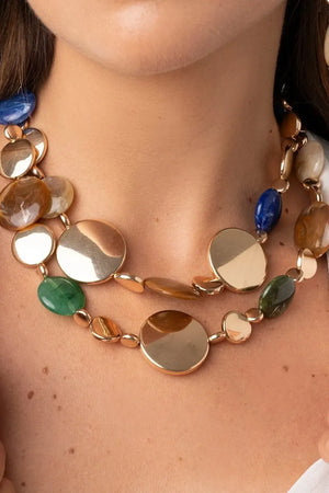MYA ACCESSORIES | Collana girocollo a due fili