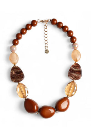 MYA ACCESSORIES | Collana girocollo con pietre in acrilico