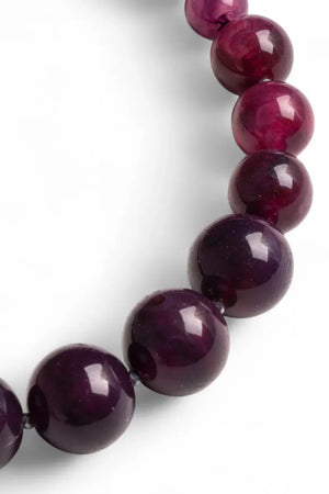 MYA ACCESSORIES | Collana girocollo con sfere in acrilico e vetro