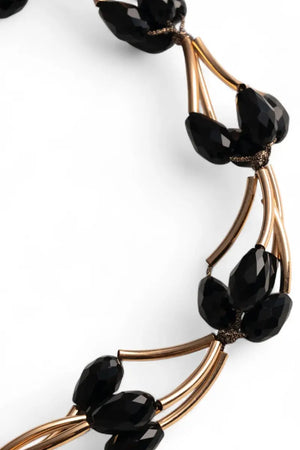 MYA ACCESSORIES | Collana girocollo strutturato in metallo
