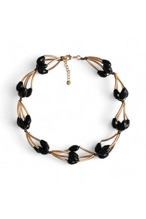 MYA ACCESSORIES | Collana girocollo strutturato in metallo