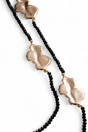 MYA ACCESSORIES | Collana lunga con microcristalli in vetro