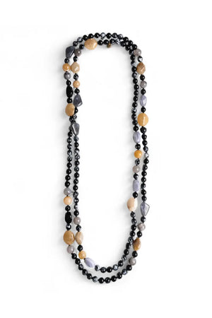 MYA ACCESSORIES | Collana lunga con pietre in acrilico