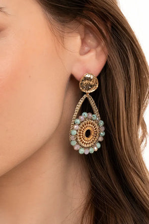 MYA ACCESSORIES | Orecchini pendenti in tessuto